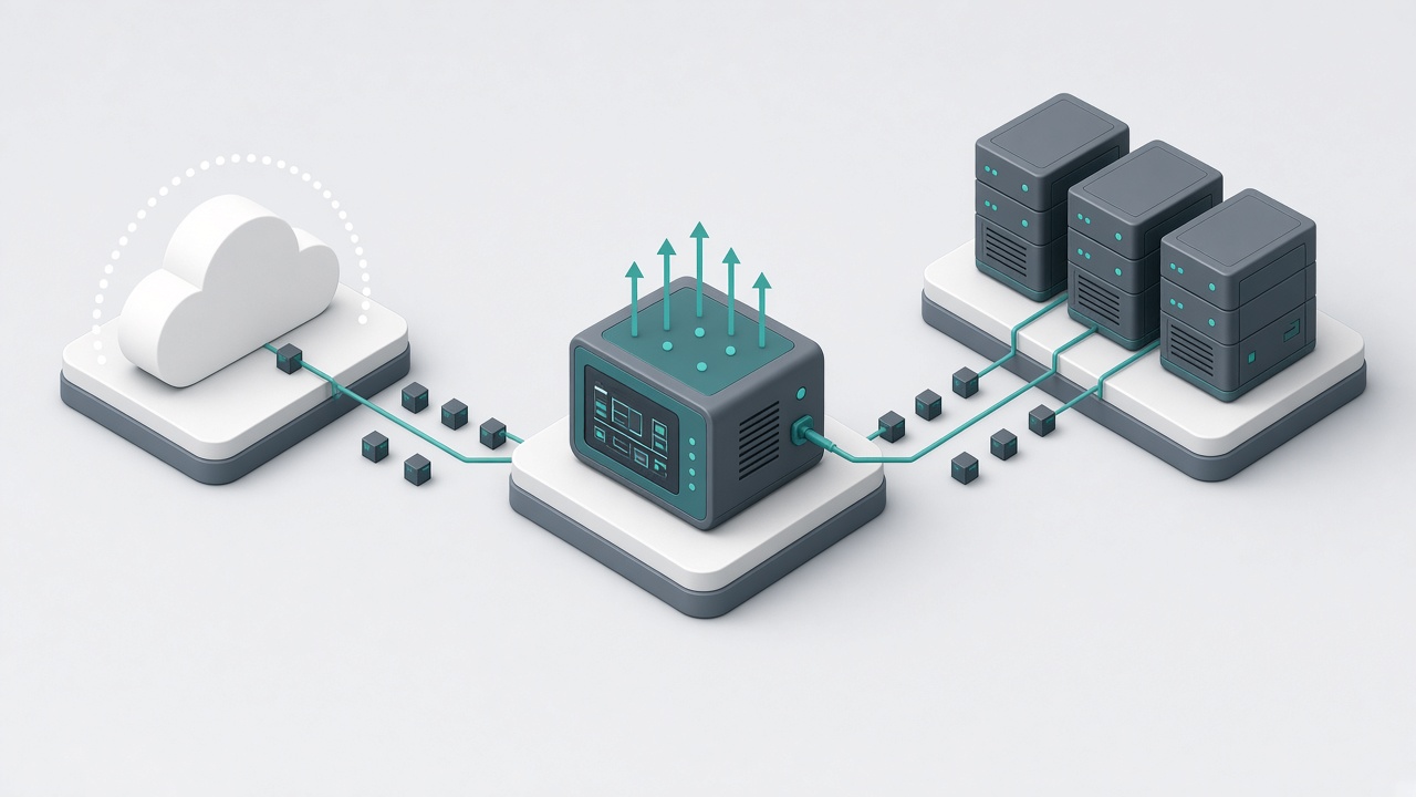 OWAF placed between clients and application servers